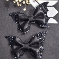 Girls Cartoon Sequin Bow Hair Clips for Party