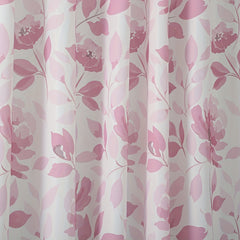 Flower Print Shower Curtain 72in Waterproof Mildew Proof Bathroom Decor