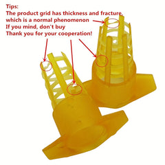 50pcs Plastic Bee Queen Cage Cell Protector Beekeeping Equipment
