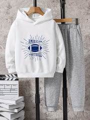 Boys Kids American Football Hoodie & Sweatpants Set