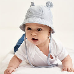 Sunscreen Bucket Hat for Baby Girls Outdoor Beach Spring Summer