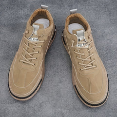 Men's Lace-up Slip Resistant Walking Shoes Work Shoes