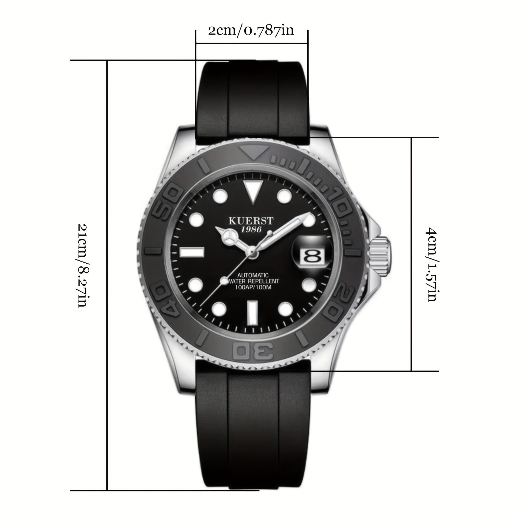 Student's Watch Automatic Mechanical Multifunctional Waterproof Calendar