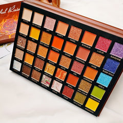 Rose Flame 40 Colors Eyeshadow Palette Matte Pearly Finish