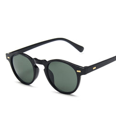 Classic Retro Oval Rivet Sunglasses Polarized UV400