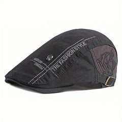 Adjustable Retro Newsboy Cap for Men Women