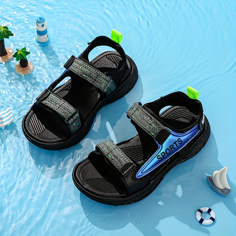 Boys Open Toe Sports Sandals Lightweight Non-slip Outdoor Sandals