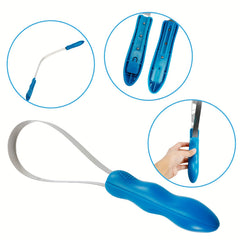 2pcs Dual Sided Dog Shedding Blade Pet Grooming Comb Set for Large Dog