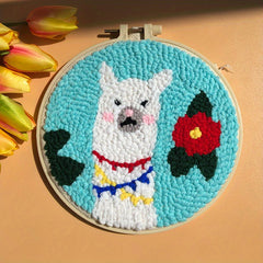 DIY Knitting Embroidery Kit Animal Pattern Starter Set