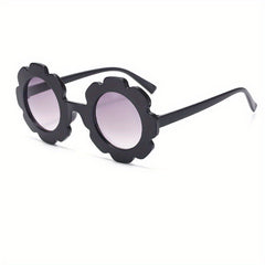 Boy's Sunflower Round Sunglasses Frosted Frame for Outdoor Summer