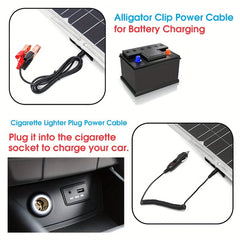 2pcs 30W 60W Solar Panel Kit for Car Yacht RV Boost