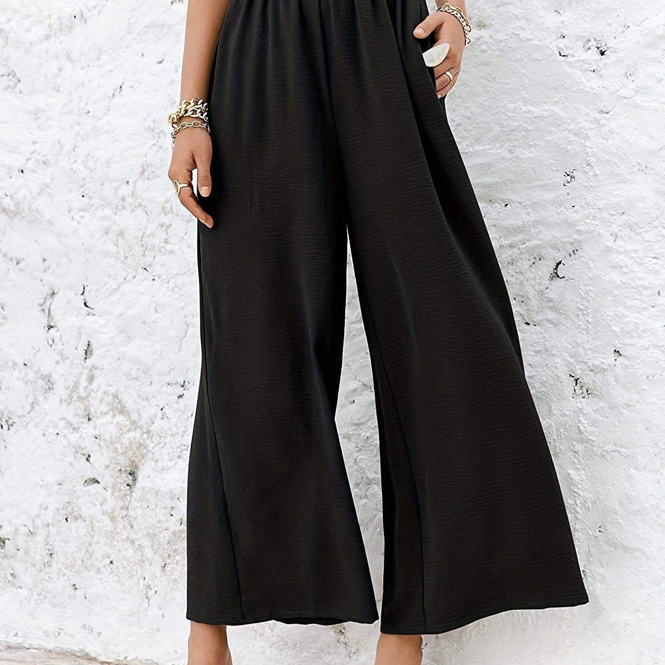 High Waist Wide Leg Pants Casual Loose Pants