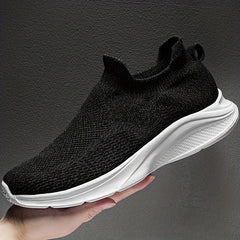 Men's No Tie Loafer Shoes Breathable Mesh Anti skid