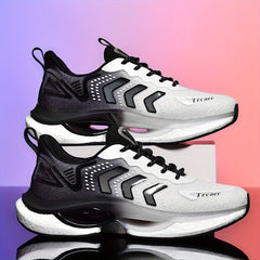 Men's Lace up Sneakers Athletic Shoes for Running