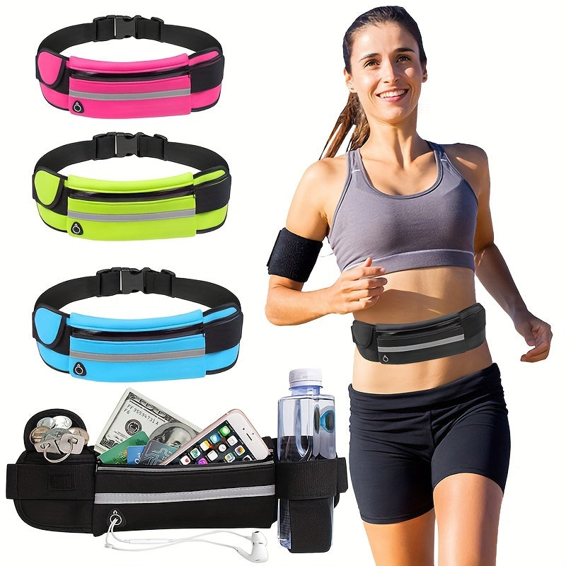 3Pcs Mixed Water Bottle Bags Waterproof Phone Sports Waist Bags