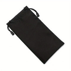 1pc Glasses Bag Protective Sleeve Bag Mirror Cloth Sunglasses Bag For Men