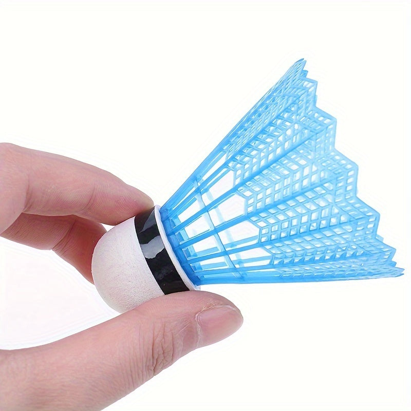 12pcs Colorful Plastic Badminton Shuttlecocks for Training Sports