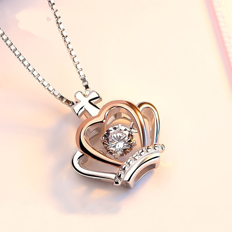 Badass Daughter Crown Necklace - Birthday Gift