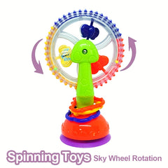 Baby Puzzle Rotating Ferris Wheel Butterfly Suction Cup Toy