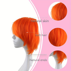 Men's Anime Short Wig Costume Wigs For Parties