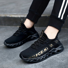 Mesh Breathable Shock Absorption Running Shoes Lightweight Non Slip