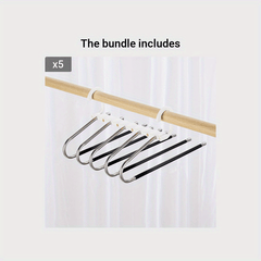 9 Layers Pants Hanger Space Saver Organizer with Hooks