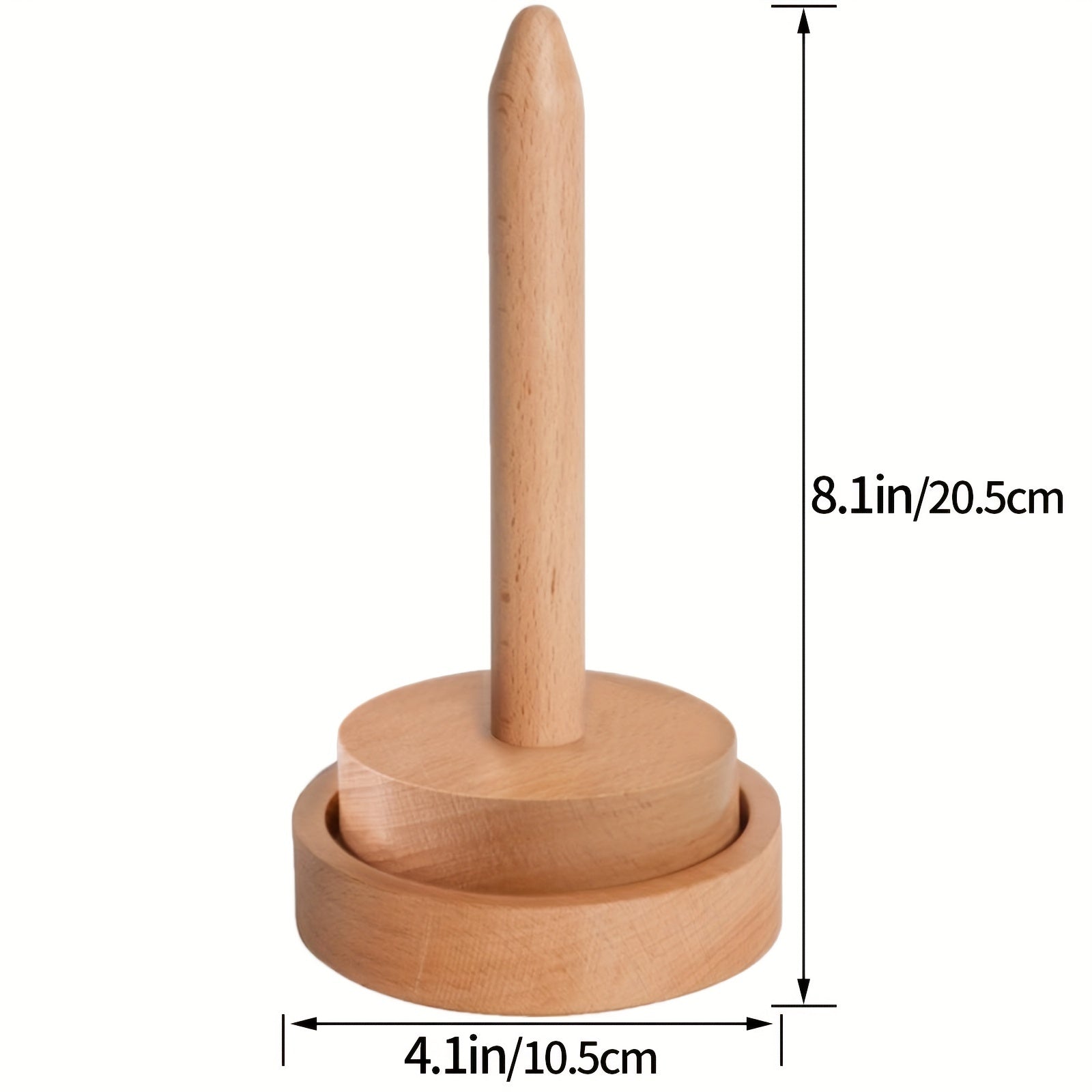 Wood Yarn Holder Knit Spinning Yarn Thread Stand Dispenser