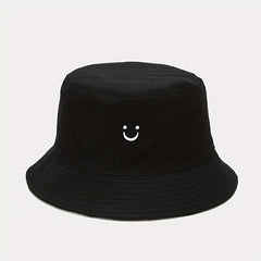 Embroidery Bucket Hat Men's Women's Foldable Fisherman Caps Sun Hat
