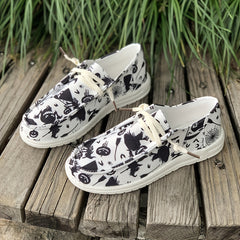 Halloween Scary Print Lightweight Skate Shoes