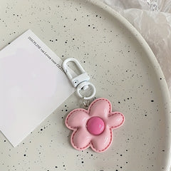 Flower Pendant Keychain Key Ring Bag Purse Charm Decoration