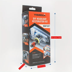 Car Headlight Restoration Kit Lens Cleaning & Polish