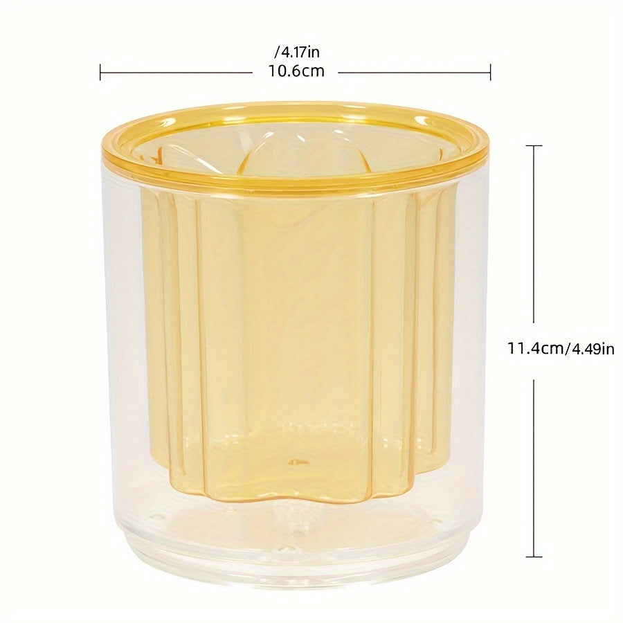 Rotating Clear Pen Storage Organizer