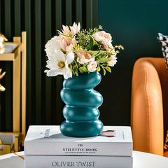 Nordic Style Spiral Vase Creative Flower Arrangement Container