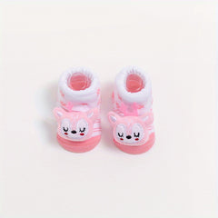 1pair Kids Cartoon Animal Non-slip Floor Socks