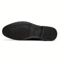 Men's Leather Derby Shoes Wear resistant Non Slip Dress Shoes