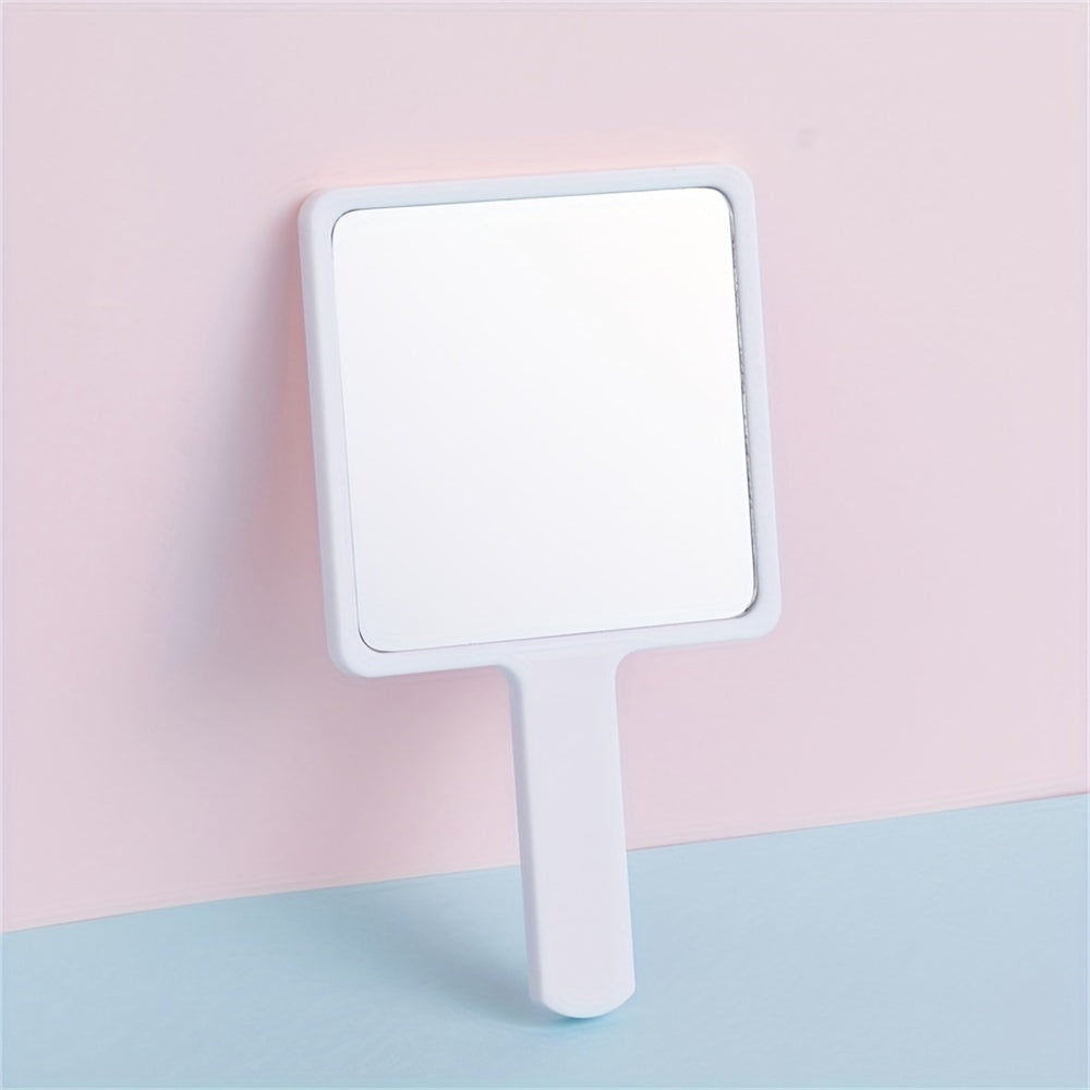 Square Hand Mirror Portable Makeup Vanity Mirror for Girls Women Gift