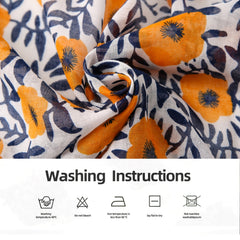 Cotton Linen Feel Scarf Long Shawl Lightweight Soft Scarf Women