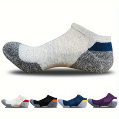 Men's Mid Crew Sport Socks Shock Absorption Athletic Socks