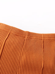 Girls Flared Corduroy Pants Comfortable Leggings For Kids