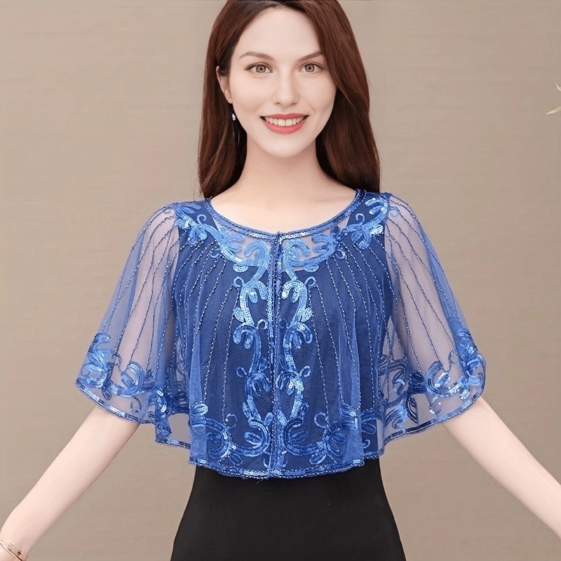 Thin Lace Shawl Striped Short Shawl Wraps Party Evening Dresses Decorative Shawl