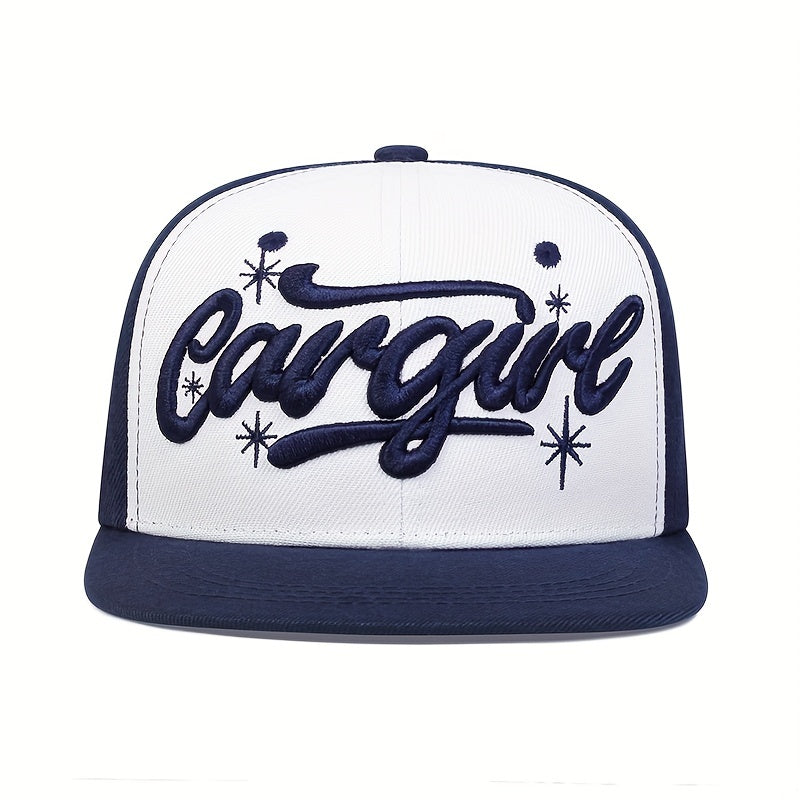 Men's Block Flat Brim Snapback Hat
