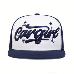 Men's Block Flat Brim Snapback Hat