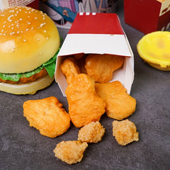 Shooting Props Burger Fries Sandwiches Hot Dog Simulation Food