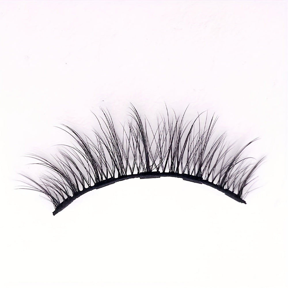 10 Pairs Magnetic False Eyelashes 3D Faux Mink Magnetic Lashes Set