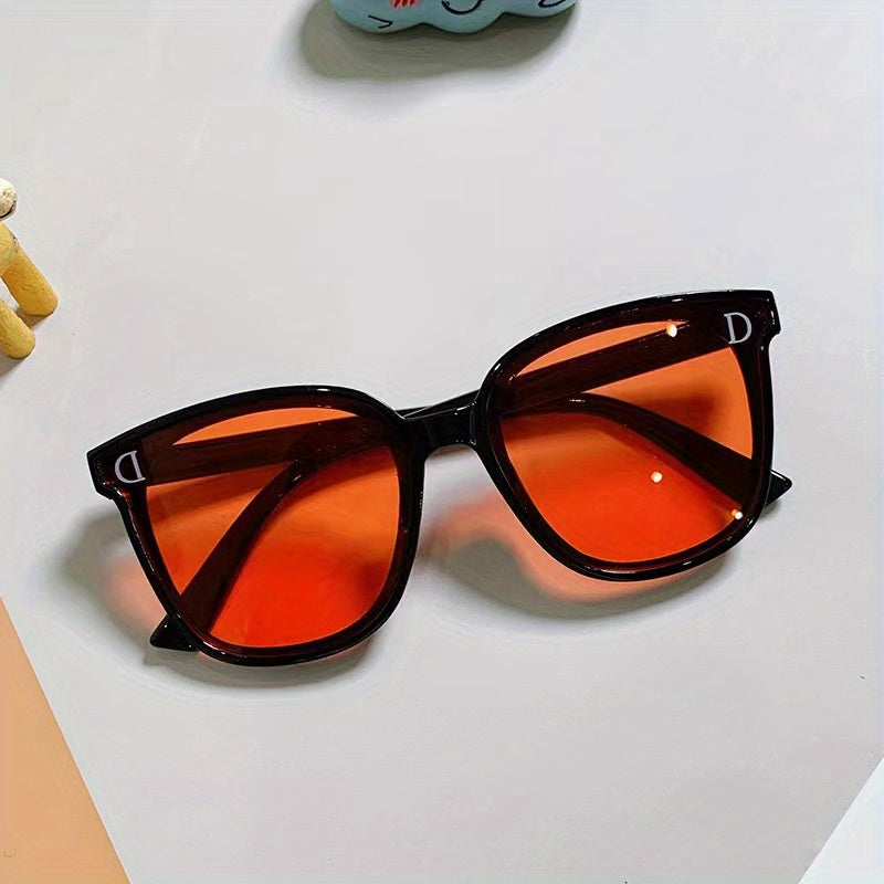 Square Frame Glasses with Letter D for Outdoor Travelling Beach