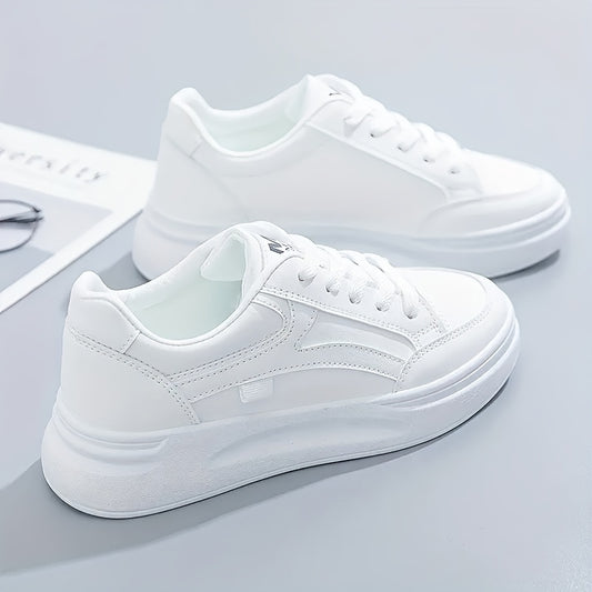 Women's Platform Sneakers Casual Lace Up Outdoor Shoes
