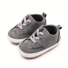 Comfy Non Slip Soft Sole Lace Up Shoes for Babies 0-1 Years