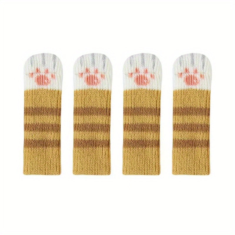 4pcs Durable Chair Leg Socks Protect Furniture from Scratches