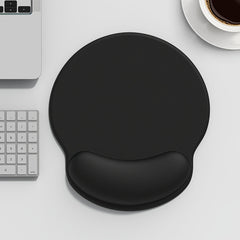 Round Wrist Rest Mousepad Anti Slip Rubber Bottom