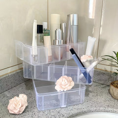 Large Capacity Storage Bin With Lid Three in One Household Parts Storage Box